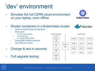 The OpenStack Cloud at CERN - OpenStack Nordic | PPTX