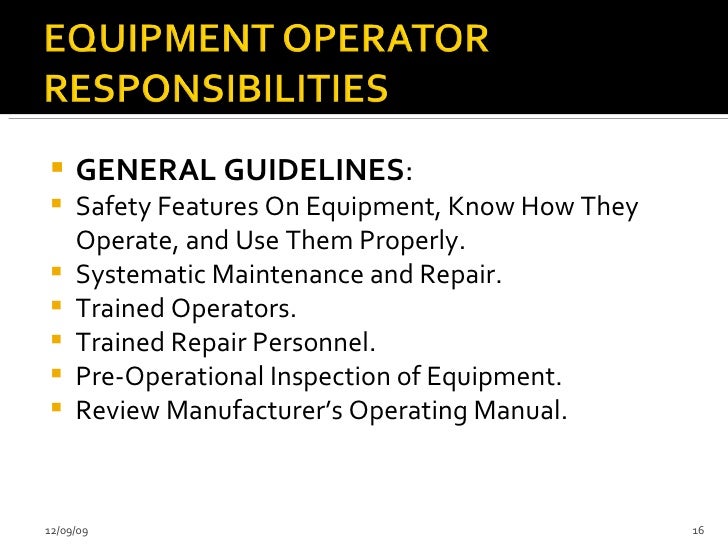 The Operation O Heavy Equipment++Including+Large+Trucks