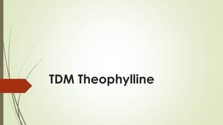 TDM Theophylline
 