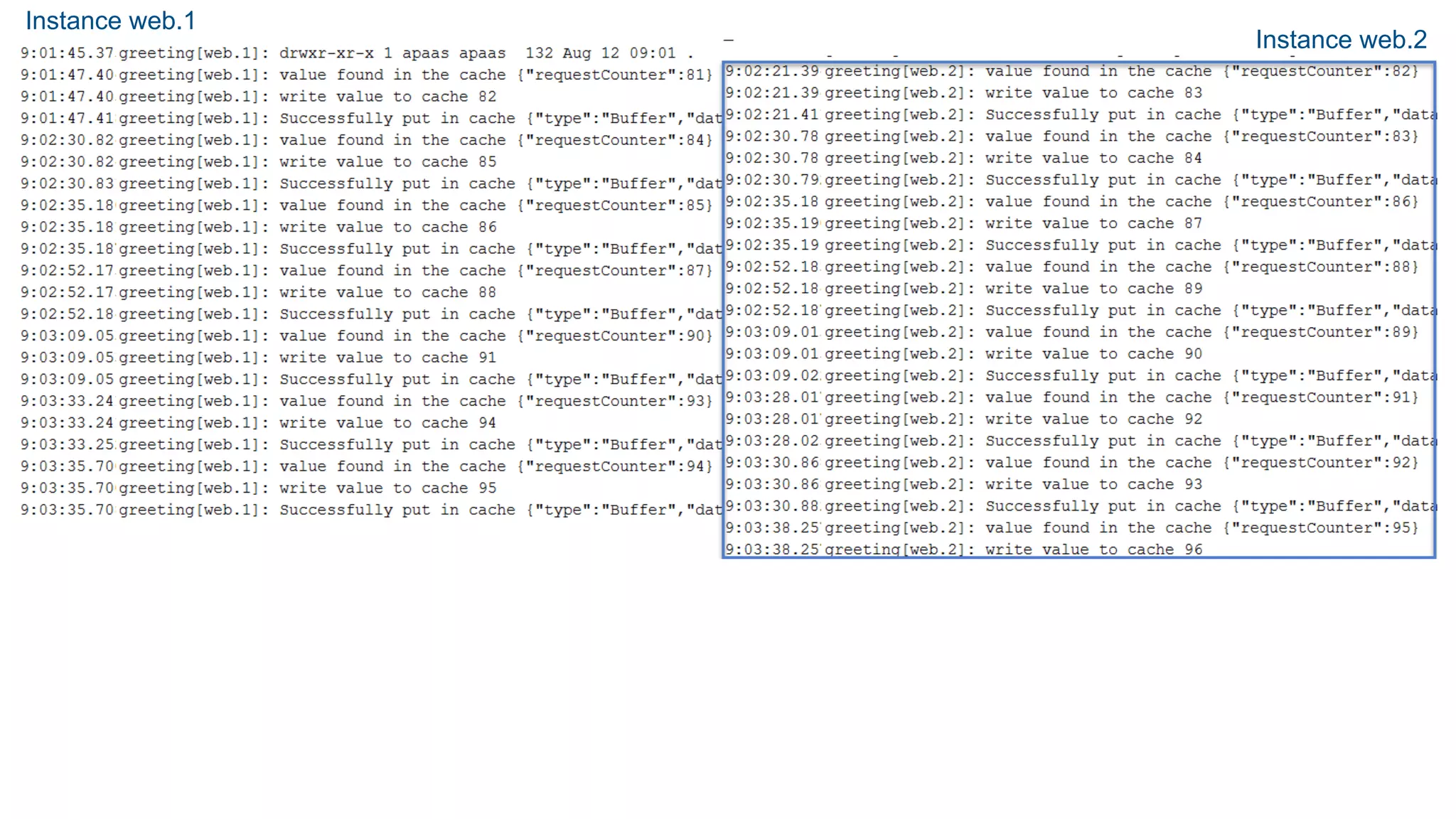 Instance web.1
Instance web.2
 