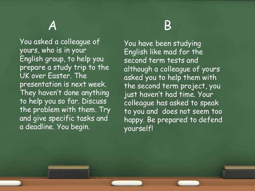 C1 The Oral Test