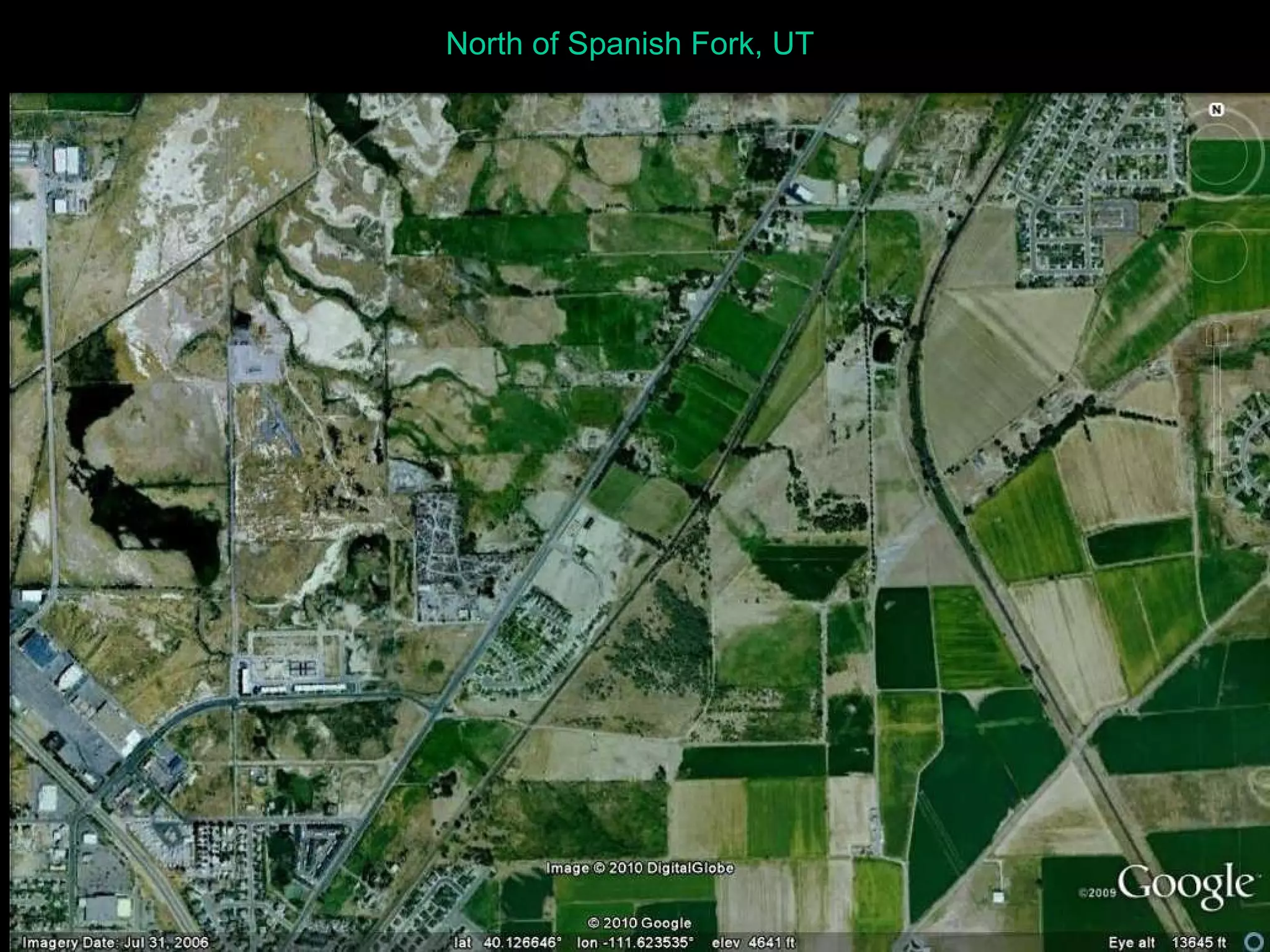 L-band Sample Image Products Images North of Spanish Fork, UT 