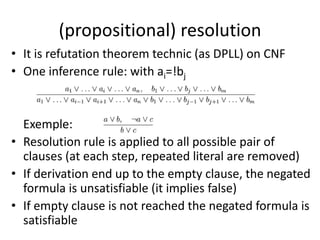 Resolution Theorem Theorem proving 2018 2019 | PDF