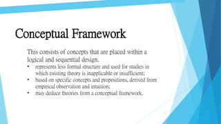 Theoretical and conceptual framework | PPTX