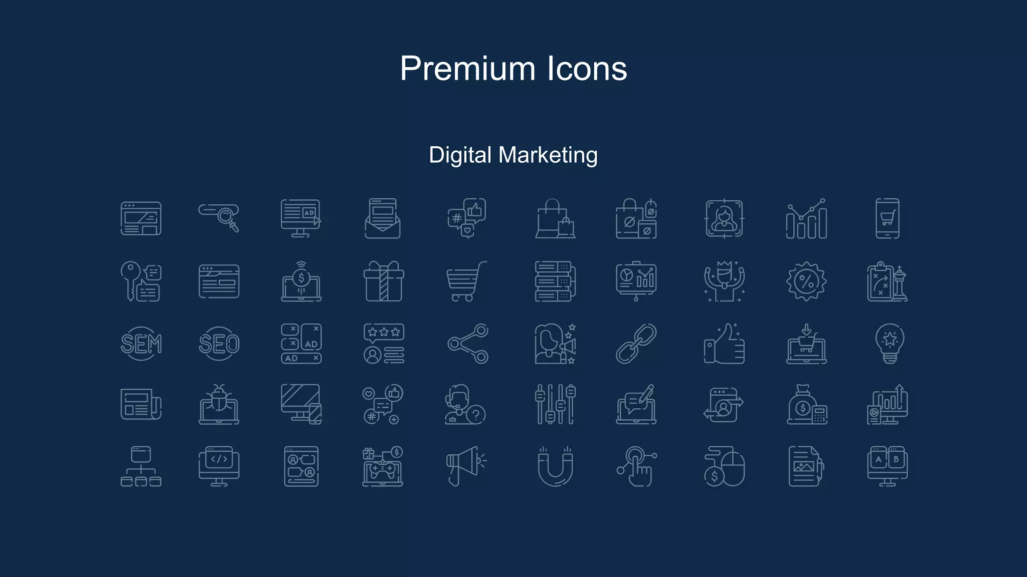 Digital Marketing
Premium Icons
 