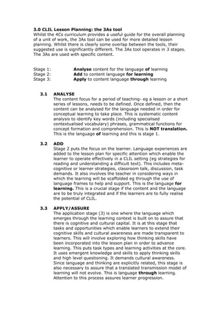 Theoretical CLIL Framework | PDF