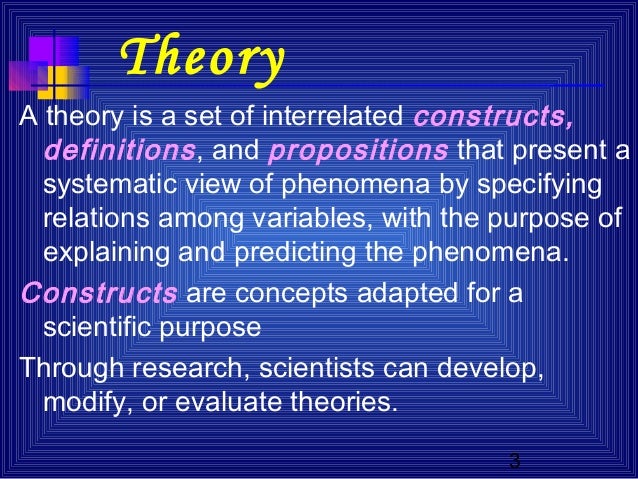 what is a theoretical approach meaning