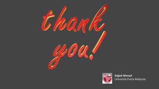 Sajjad Ahmad
Universiti Putra Malaysia
 