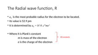 Radial Function R Theoretical Inorganic Chemistry, The Poly atomic Atom | PPTX