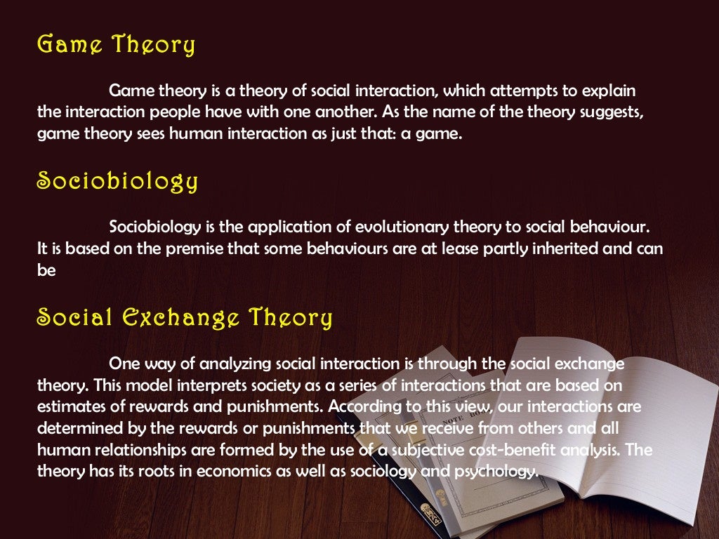Theoretical perspectives in sociology
