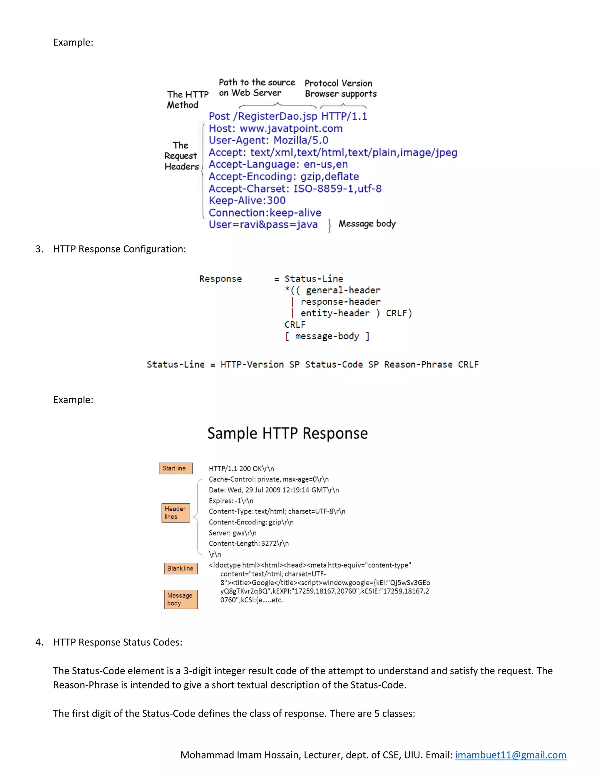 Web 7 | HTTP Request and Response | PDF