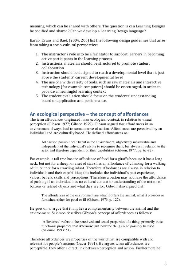 Theoretical underpinnings