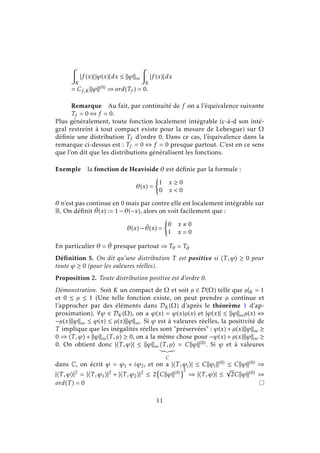Dx Distribution Théorie des distributions | PDF