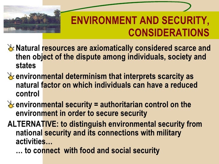 Environmental conflicts Among natural causality and nature of custom…