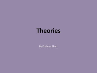 Theories

By Krishma Shari
 