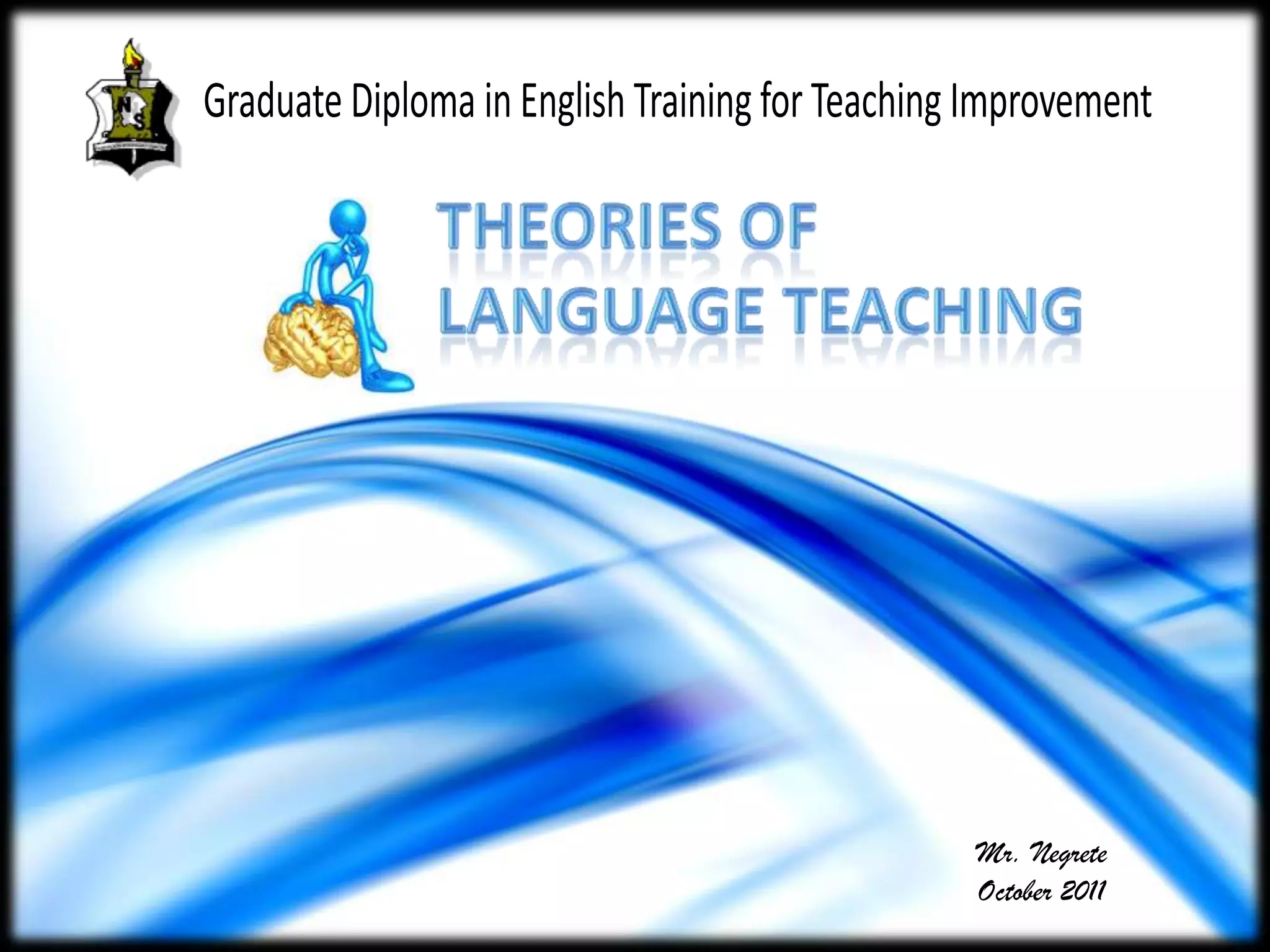 Mr. Negrete
October 2011

 