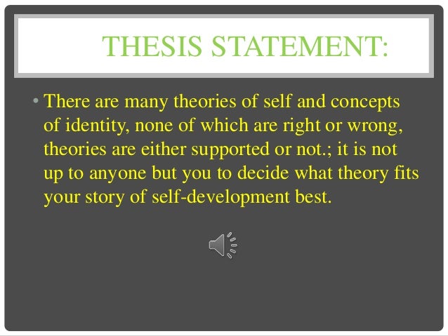 thesis on identity