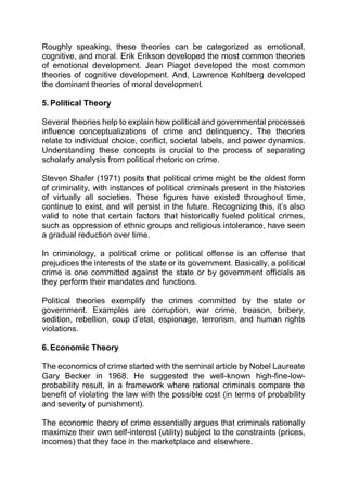 The Rational Model Example THeories-of-Crime-Causation-Module LEA 02 | PDF