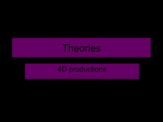 Theories 4D productions 