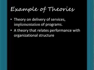 Theories in Public Administration | PDF