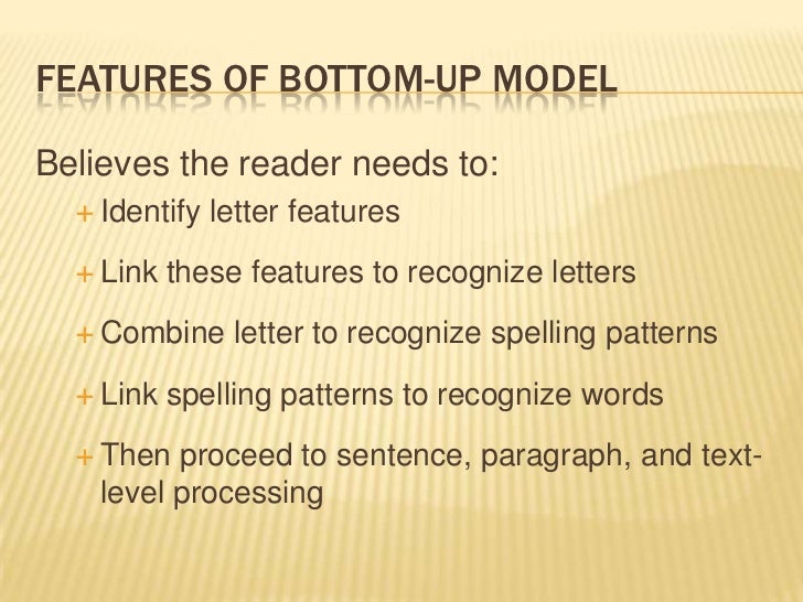 Theories in reading instruction report