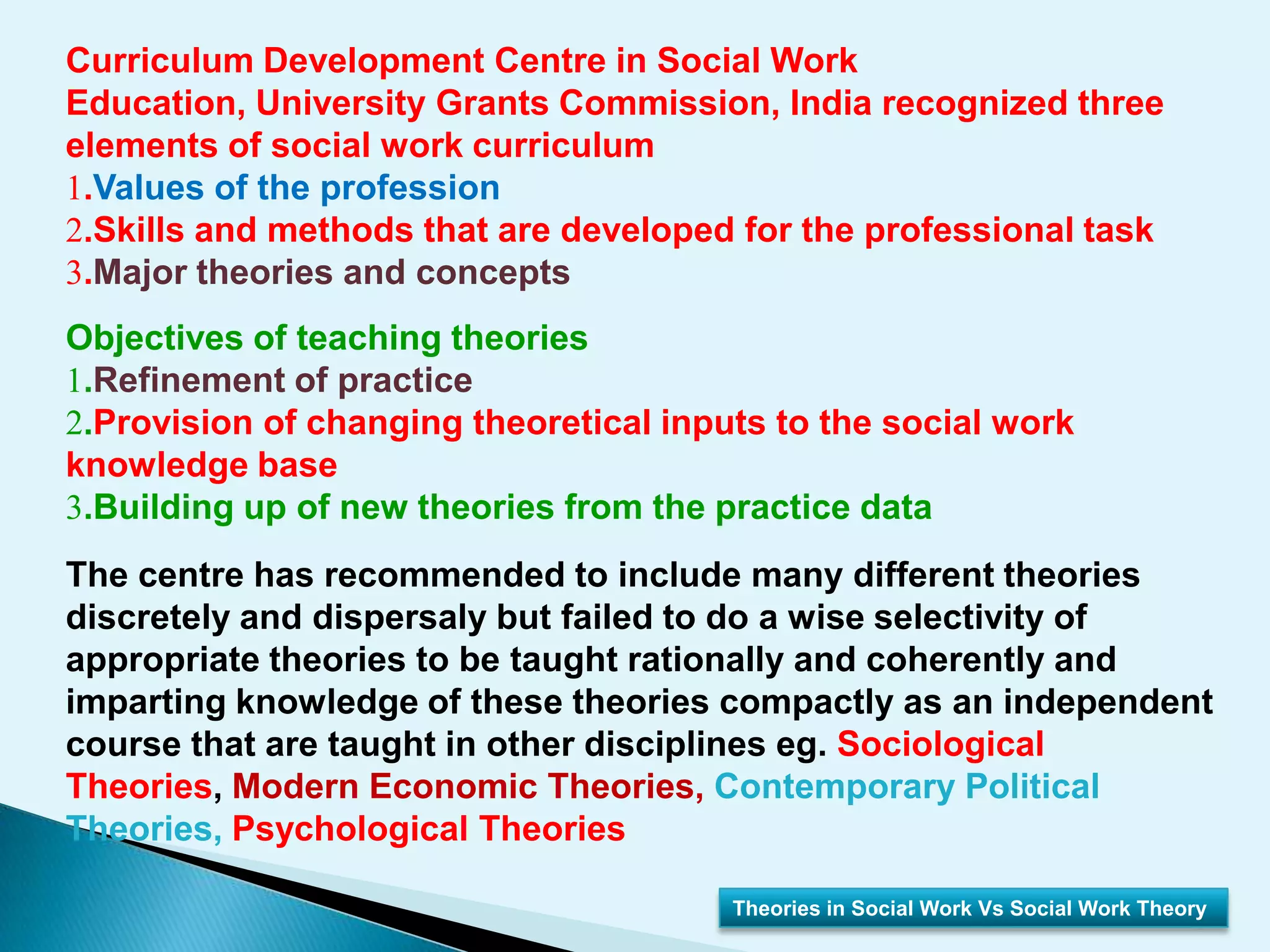 These theories have been borrowed from other disciplines viz. psychiatry, psychology, sociology, anthropology, economics, criminology, political science, theology, philosophy, administration etc. 
