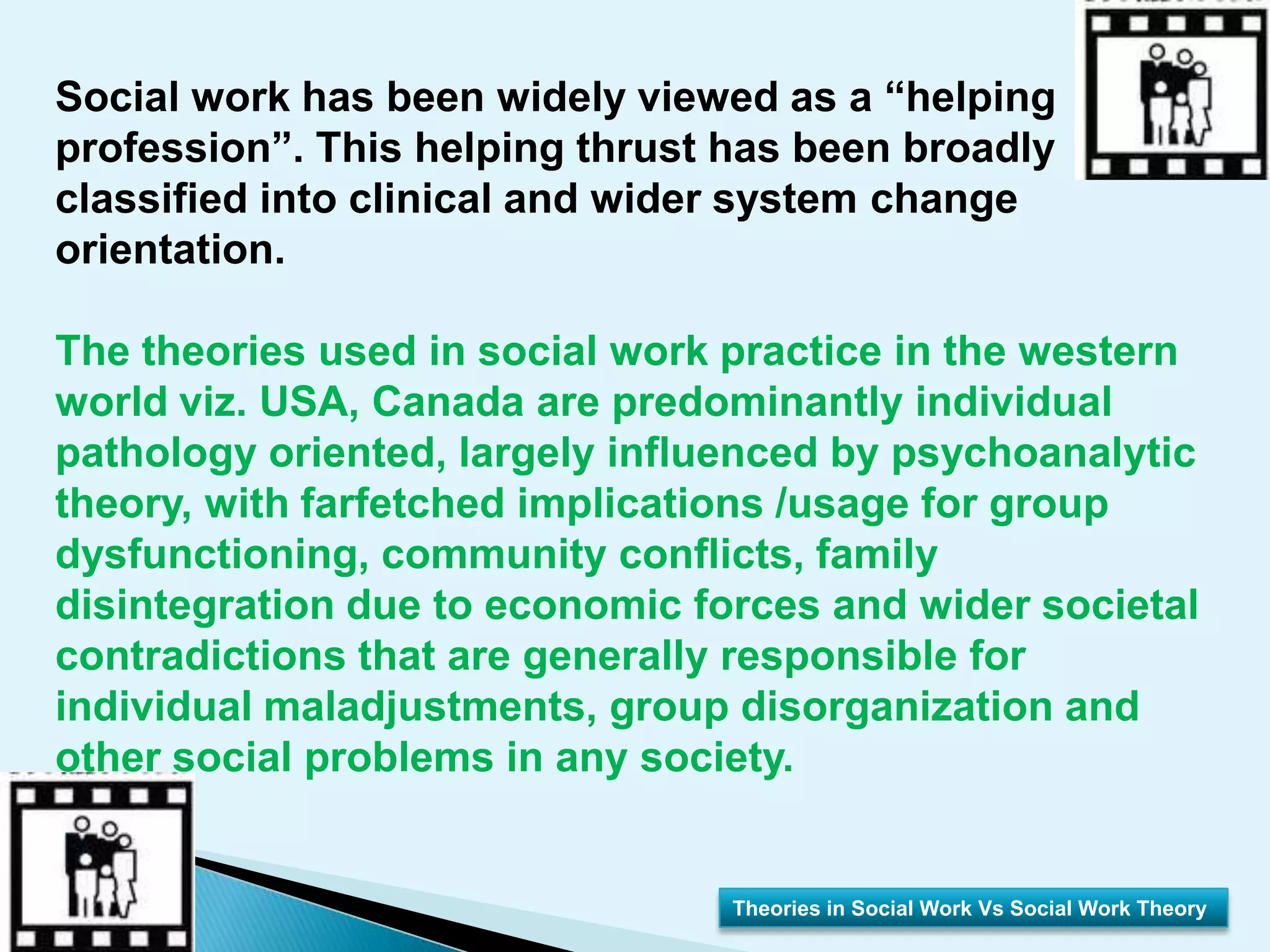 Theories of social organization and social change, theories of social stratification, 