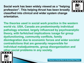 Theories of social organization and social change, theories of social stratification, 