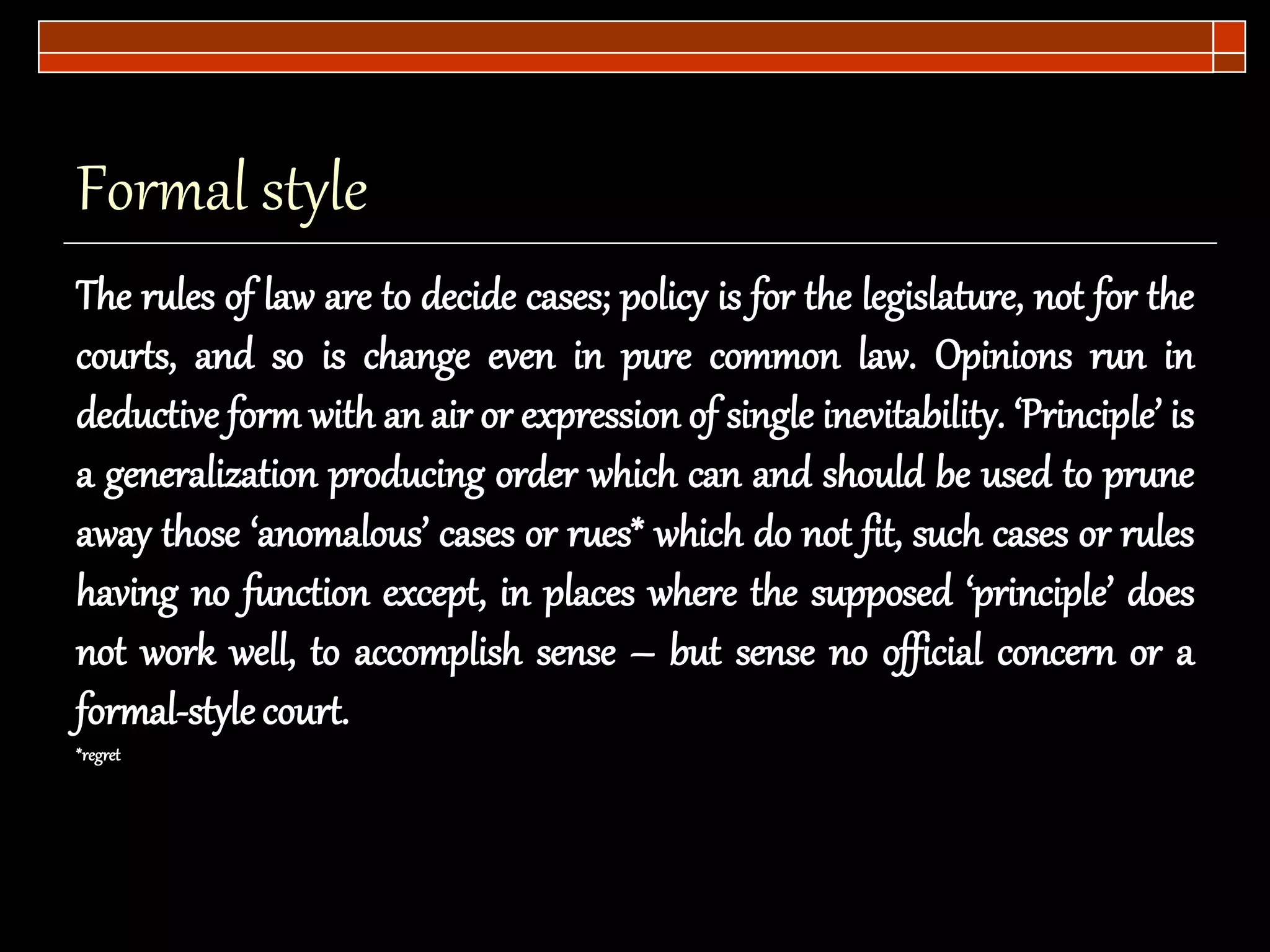 Jurisprudence - Theories of Adjudication | PPT