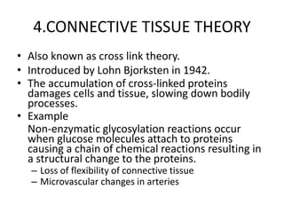 Theories of ageing | PPTX