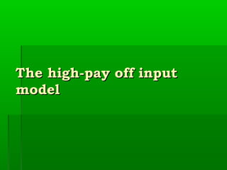 Theories of agricultural development | PPT
