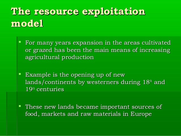 Theories Of Agricultural Development