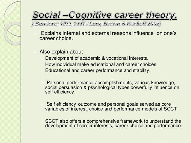 Career Choice Theories.