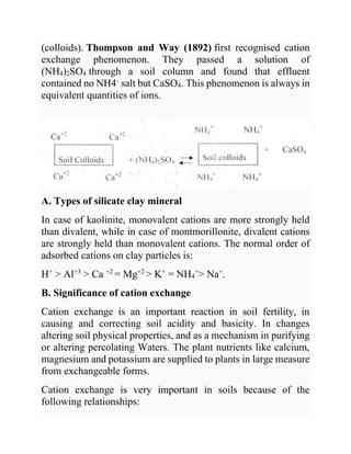 THEORIES OF CATION EXCHANGE and kerr-Hanslow and gi[on equations short ...