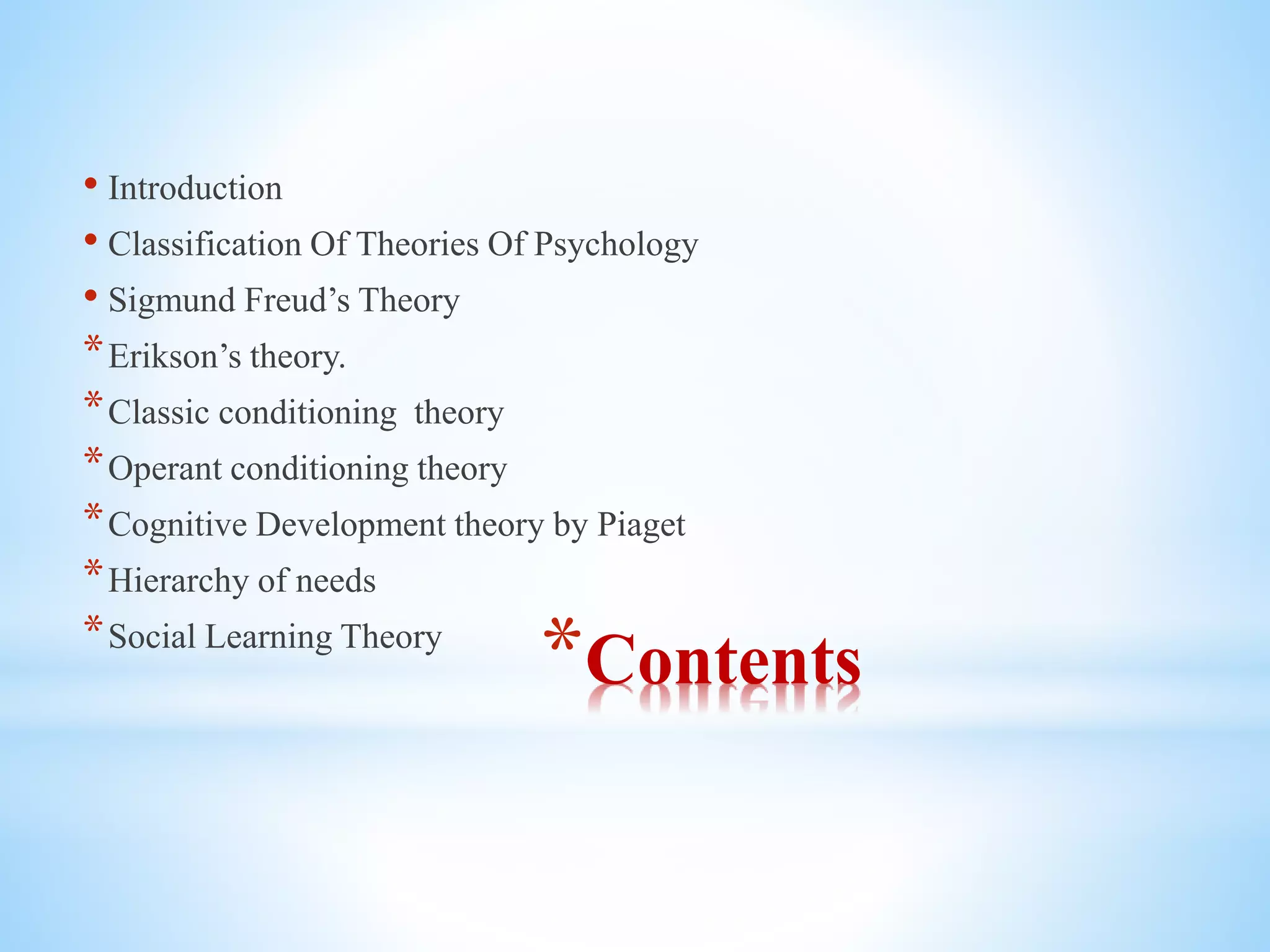 Theories of child psychology | PPTX
