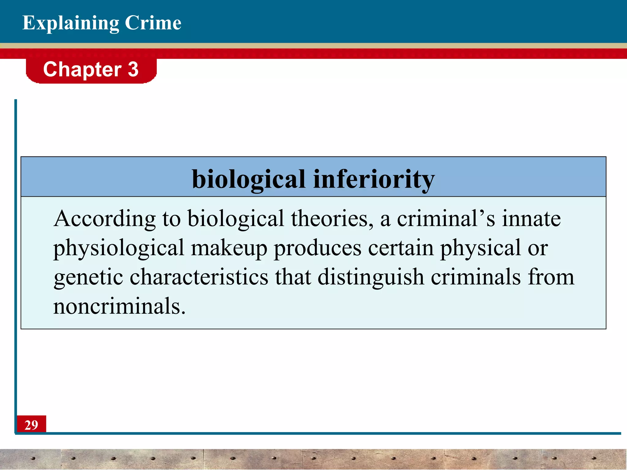 Theories of crime (criminology) | PPT