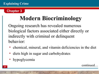 Biocrimmy Examples Theories of crime (criminology) | PPT