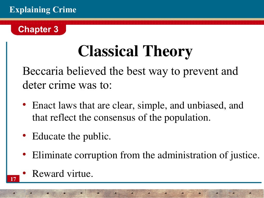 what does the general theory of crime show