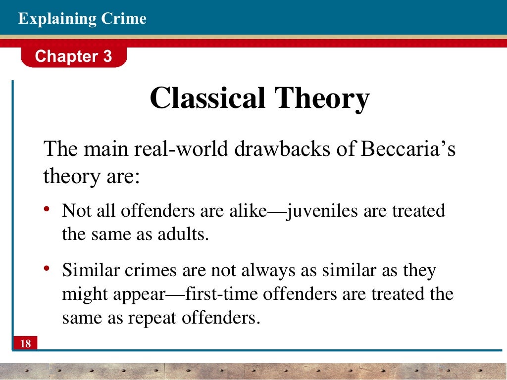 general theory of crime examples