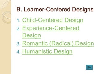 Theories of curriculum design | PPTX