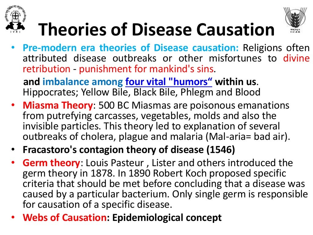 theories of disease causation wikipedia