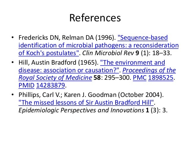 modern theories of disease causation