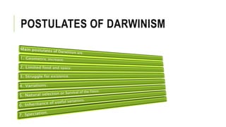 Theories of evolution other than modern synthetic theory | PPTX