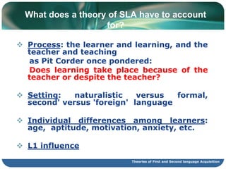 The Reflective  Model of Professional EducationReceived KnowledgePracticeReflectionProfessional CompetencePreviousExperiential knowledgeTheories of First and Second language Acquisition