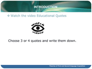  The  best thing   about teaching is ………