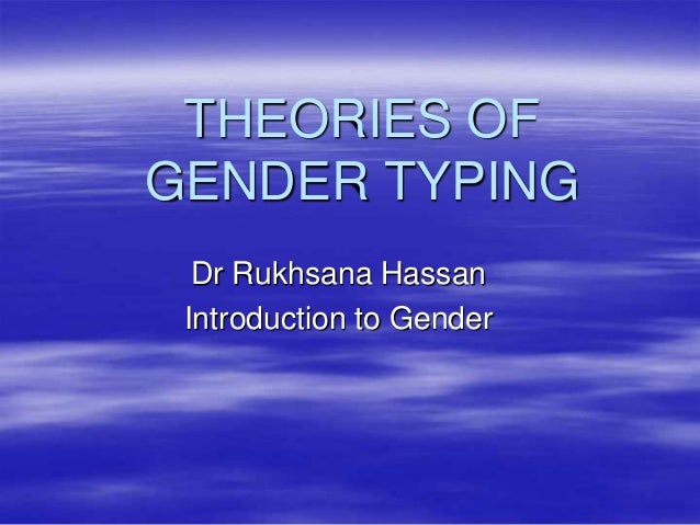 gender typing