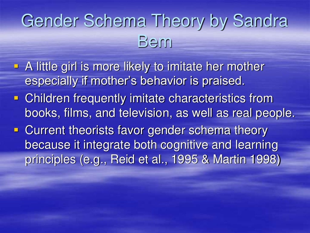 Theories of Gender Typing