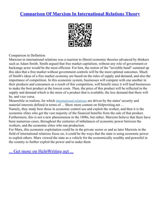 Theories Of International Relations | PDF
