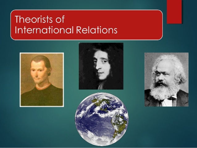 Theories Of International Relations Ppt
