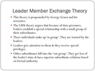 Theories of leadership | PPTX
